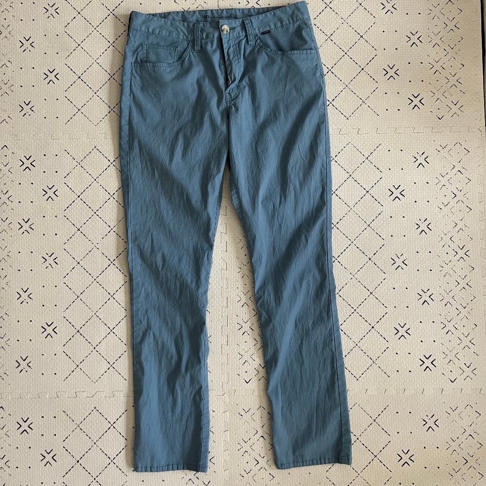 Travis Mathew Men's Open to Close Pants Blue Size 32x32